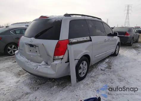 2004 Nissan Quest 3.5 Sl z USA, uszkodzony, nr VIN 5N1BV28U84N307160